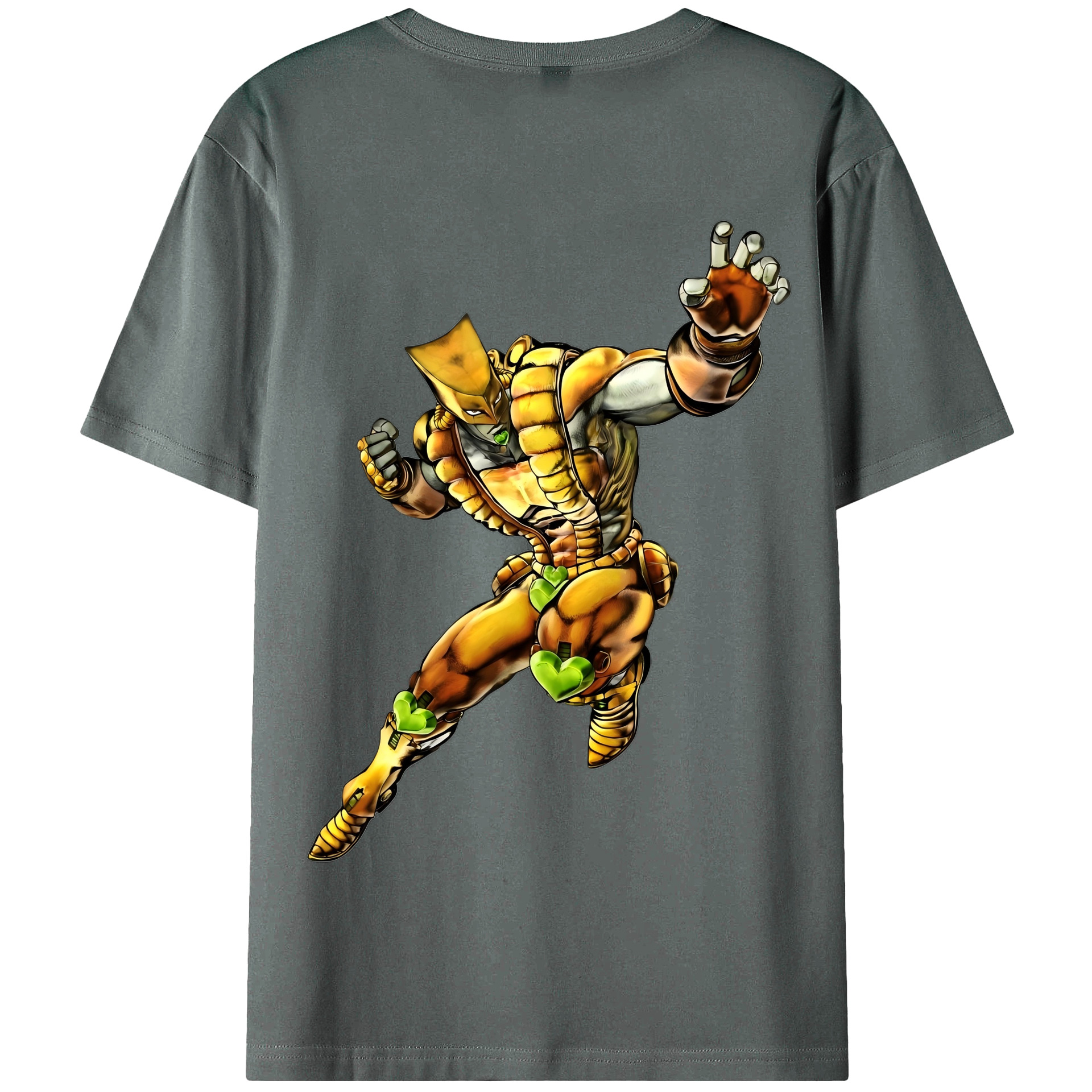 （画像用） ジョジョの奇妙な冒険 ディオ?ブランドー JoJo's Bizarre Adventure Dio Brando 綿100％半袖Tシャツ（背面プリント）